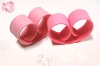 Love Pink Silicone Slap Wristbands