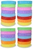 Wholesale Debossed silicone wristband