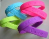 2011 hot sale debossed silicone wristband