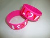 New style wide silicone rubber wristband/rubber bracelet