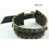 personalized leather wrap bracelet