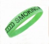 Hot silicone wristband glow in the dark