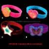 lovely flashing silicone wristband (silicone bracelet)