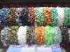 Wholesale assorted gems chip bracelet 180mm length