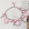 hand work bead bracelets with fashion charms, fashion beads