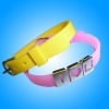 Wholesale DIY Silicone Bracelet With Slide Charms