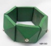 Green promotional bracelet