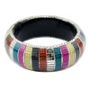 Rainbow Theme Fashion Resin Bangle