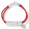 B460 LOVE ID tag cord bracelet