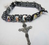 Wholesale 2011 New Design Magnetic Jusus Rosary Beads bracelet(DSCO003801.43)