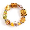 2011 fashion glass Hand-painted bracelet,welcome to OEM