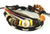 muticolor cow leather bangle A0045