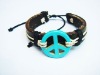 rammel peace of 2011 fashion new leather bracelet