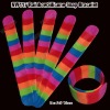 Rainbow silicone slap bracelet snap on bracelet