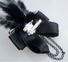 Wholesale Fashion New Design Butterfly Tie Feather Brooch