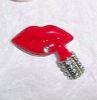 Wholesale lipstick brooch