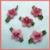 Wholesale fabric flower pattern garment accessories
