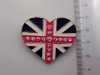 Wholesale fashion heart flag brooch jewelry