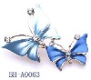 Wholesale butterfly crystal brooch