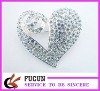 Wholesale heart shaped brooch