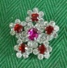 Wholesale flower rhinestone brooch