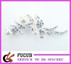 Wholesale top grade rhinestone brooch