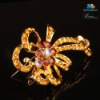 Wholesale Fashion Crystal Flower Brooch