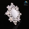 Wholesale Fashion Clear Crystal Brooches