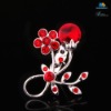 Fancy Red Crystal Brooches