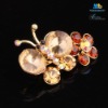 Light Topaz Crystal Elegant Brooches