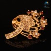 New fashion crystal brooch