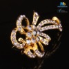 Fashion Crystal Flower Brooch