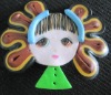 Wholesale plastic brooch