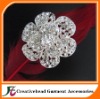 Wholesale new dedign fashion flower rhinestone brooch
