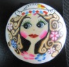 plastic brooch
