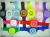 fashion and new style silica gel watch