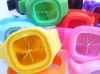 Wholesale 100pcs/lot cute wrist silicon watch in date