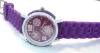 Wholesale purple leather band watch