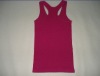 Wholesale fashion seamless camisoles/ladies ribbed tank top