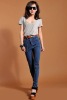 Wholesale [dc2417] Guaranteed 100% wholesale and retail concise design plain color cotton lady shirt