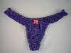 Wholesale Woven ladies 100% cotton thong