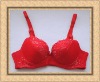 Wholesale Sexy Three-breasted Removable Shoulder Strap Big Size Padded-up Lingerie Set