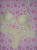 Wholesale Polyester Elastic Lady's Undergarment with Lace