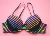 Lingerie Hot Sell Bra Colorful Streak Line Lingerie Bra
