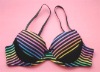 Wholesale Hot Sell Colorful Streak Line Black Sexy Inner Wear