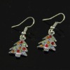 Wholesale fashion christmas tree earring