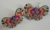 Wholesale fashion polymer clay butterfly earring