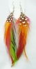 Wholesale True Colors Feather Earrings