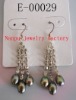 Wholesale claw chain dangle chandelier earring with pearl
