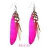 Wholesale promotional feather earring